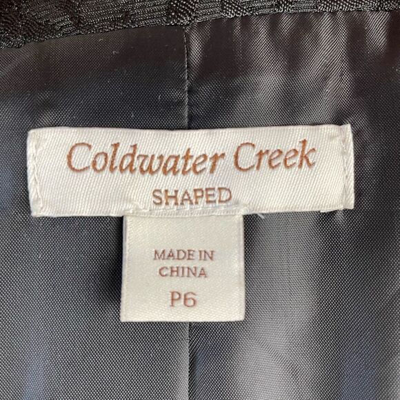 Coldwater Creek Dress Jacket Size Petite 6 EUC - Picture 5 of 6